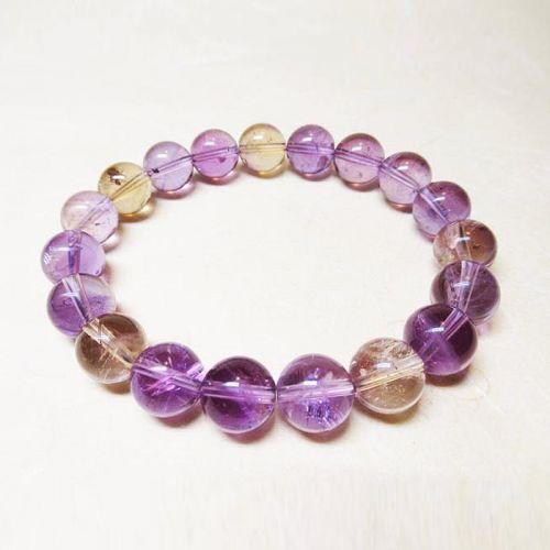 Ametrine Crystal Beads Bracelet