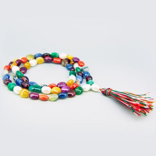 Astro Gemstone Beads String (Mala) - 24 Inches