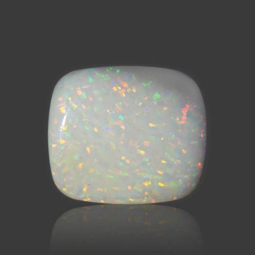 White Opal with Fire - 8.96 Carat