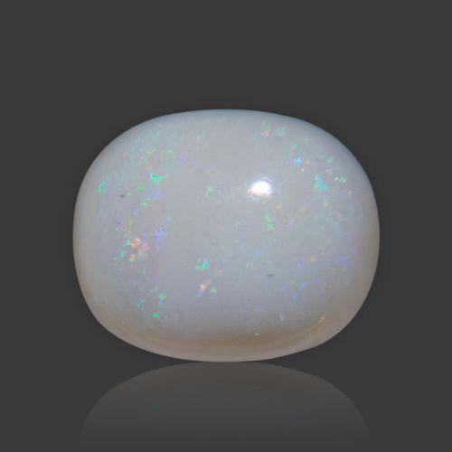 White Opal With Fire - 9.91 Carat (11.00 Ratti)