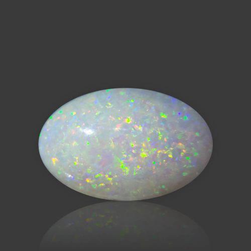 White Opal With Fire - 9.00 Carat