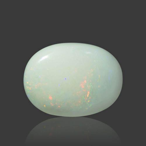 White Opal With Fire - 13.76 Carat