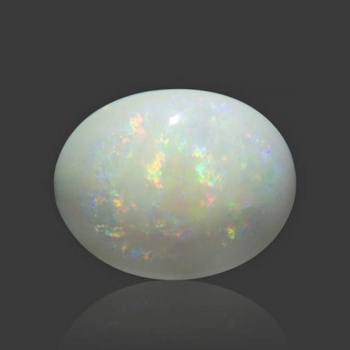 White Opal With Fire - 11.35 Carat