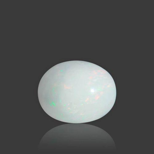 White Opal With Fire - 4.86 Carat
