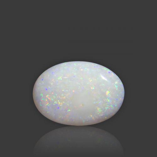White Opal With Fire - 8.35 Carat