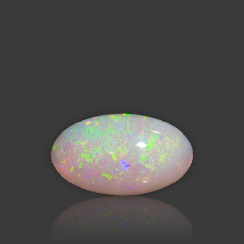 Natural White Opal With Fire - 2.02 Carat