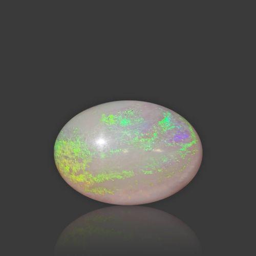 Natural White Opal With Fire - 6.23 Carat