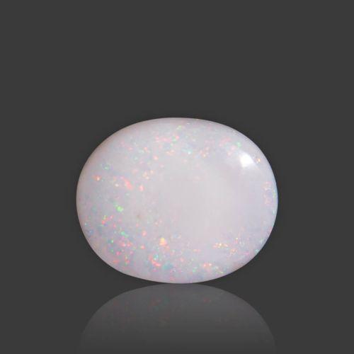 Natural White Opal With Fire - 8.21 Carat
