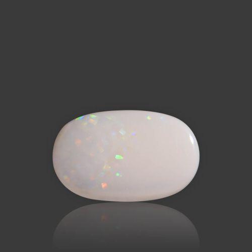 Natural White Opal With Fire - 9.47 Carat