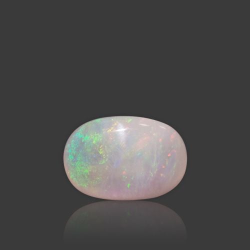 Natural White Opal With Fire - 7.40 Carat