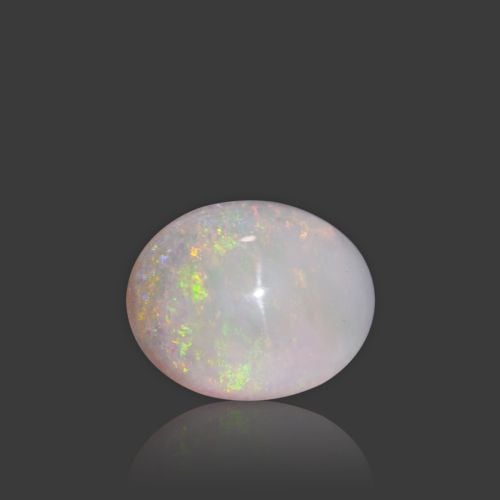 Natural White Opal With Fire - 7.28 Carat