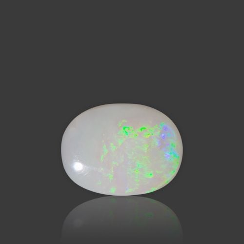 Natural White Opal With Fire - 9.77 Carat