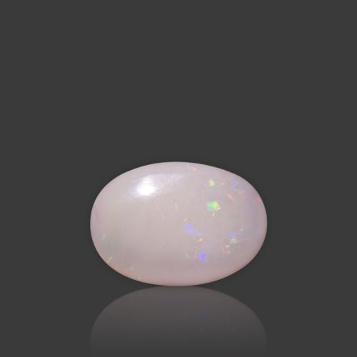 Natural White Opal With Fire - 7.49 Carat