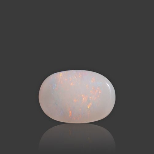 Natural White Opal With Fire - 7.10 Carat