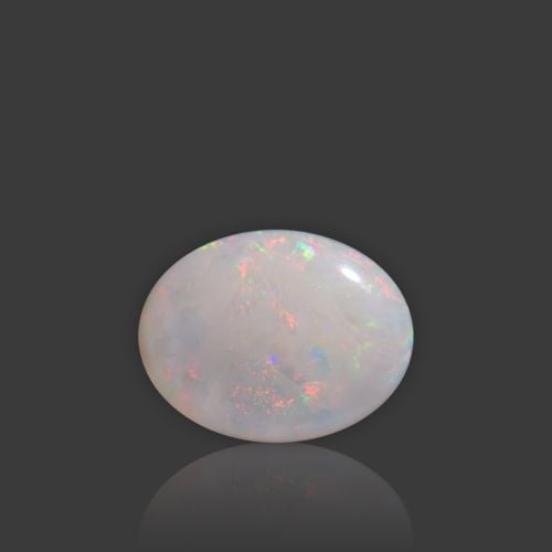 Natural White Opal With Fire - 12.07 Carat
