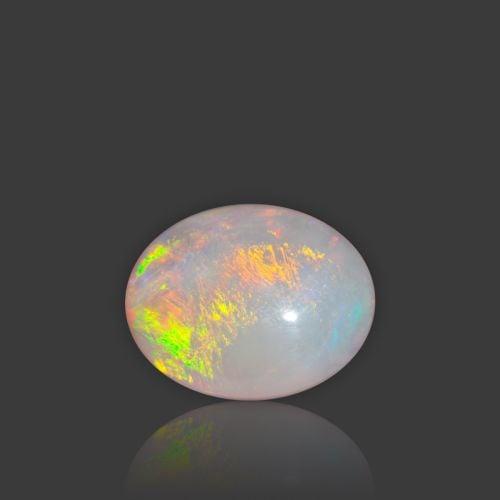 Natural White Opal With Fire - 14.68 Carat