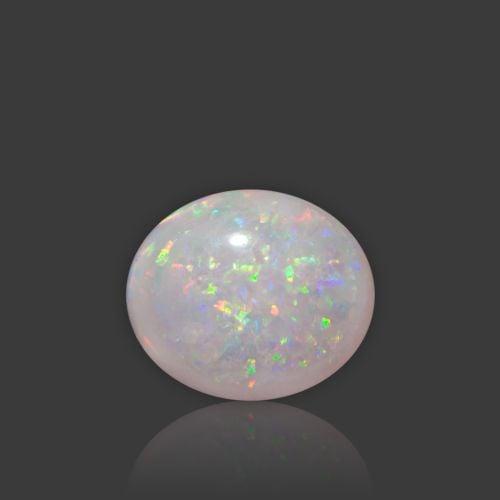 Natural White Opal With Fire - 8.31 Carat