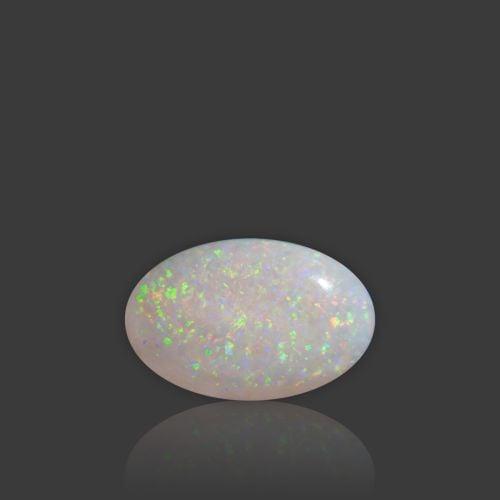 Natural White Opal With Fire - 4.88 Carat