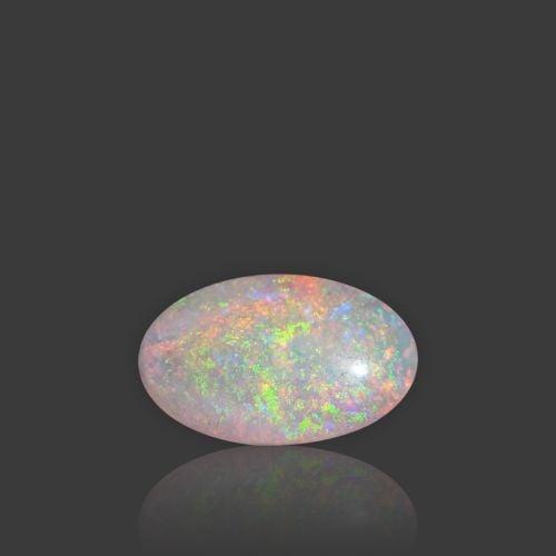 Natural White Opal With Fire - 4.58 Carat
