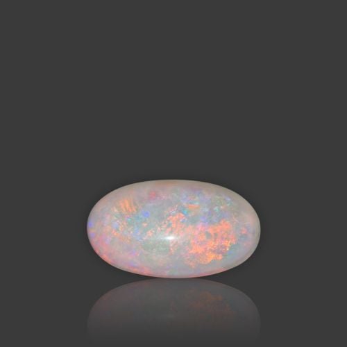 Natural White Opal With Fire - 5.69 Carat