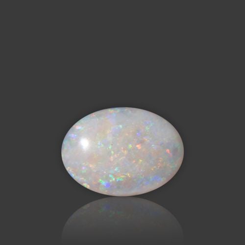Natural White Opal With Fire - 5.69 Carat