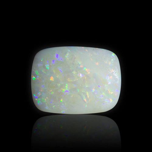 White Opal with Fire -19.12 Carat