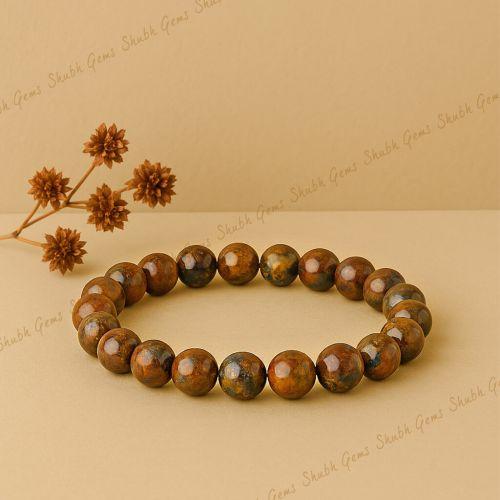 Shubh Gems Pietersite Bead Bracelet