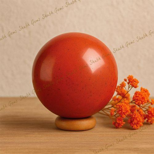 Shubh Gems Red Jasper Crystal Sphere
