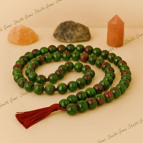 Ruby Zoisite Beads Mala
