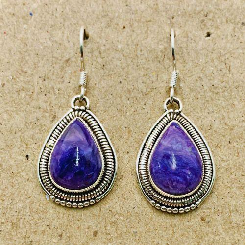 Sodalite Ear Drop Earrings
