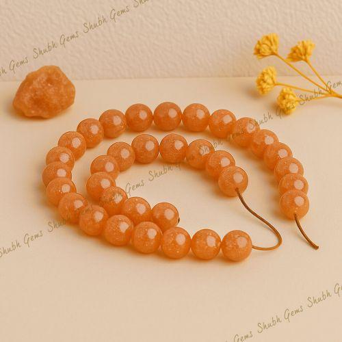Sunstone Beads Strand