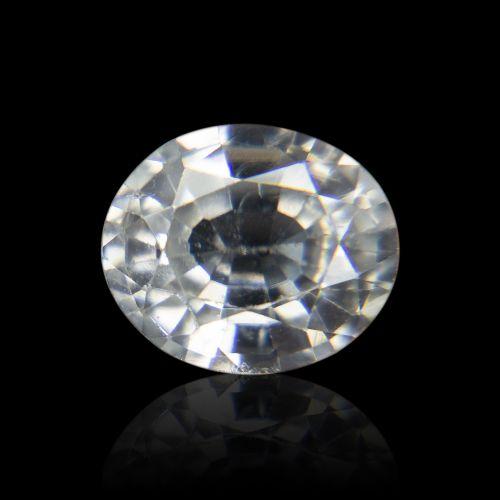 Natural White Zircon - 3.92 Carat