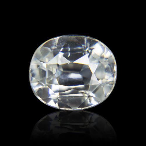 Natural White Zircon - 3.68 Carat