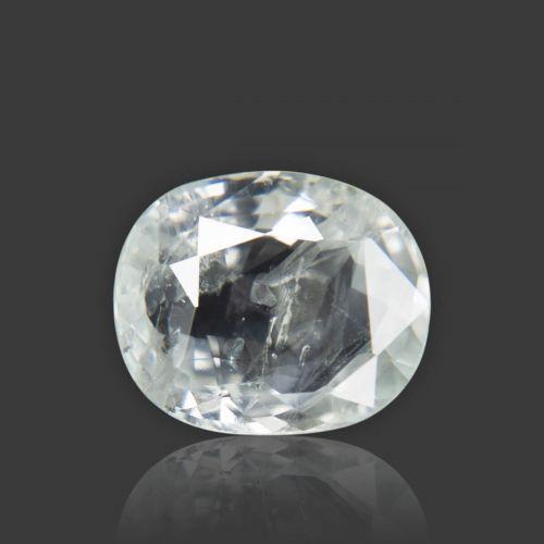 Shubh Gems White Sapphire  -  5.76 Carat