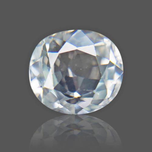 Natural White Zircon - 8.74 Carat