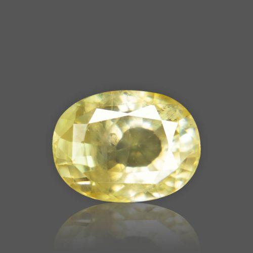 Shubh Gems Natural Yellow Sapphire - 4.00 Carat