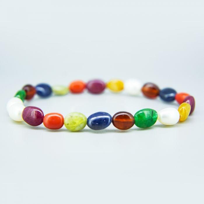 Astro Gemstone Beads Stretchable Bracelet