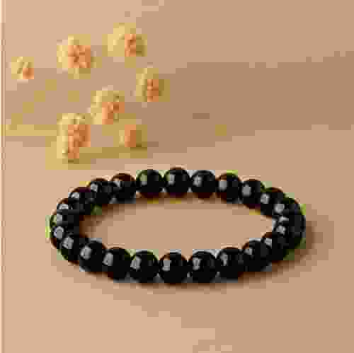 Black Tourmaline Gemstone Bracelet