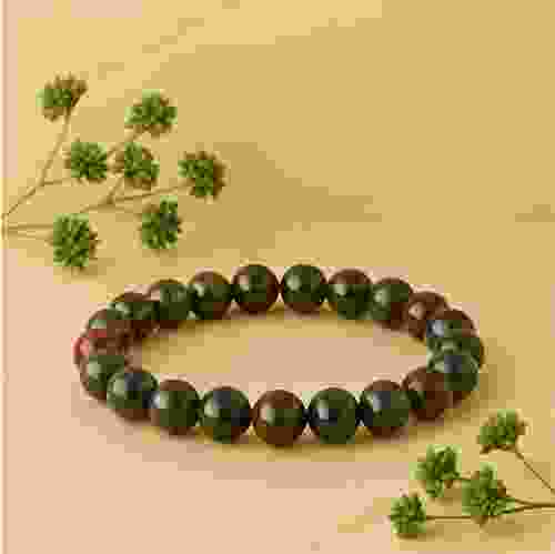 Natural Bloodstone Bracelet
