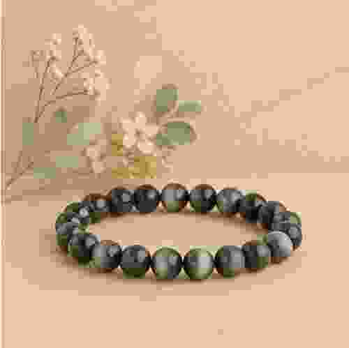 Cat's Eye Beads Stretchable Bracelet 