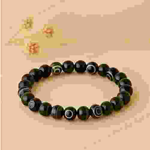 Natural Evil Eye Beads Bracelet
