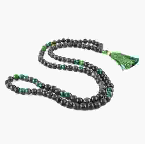 Natural Jade Stone Beads String Mala