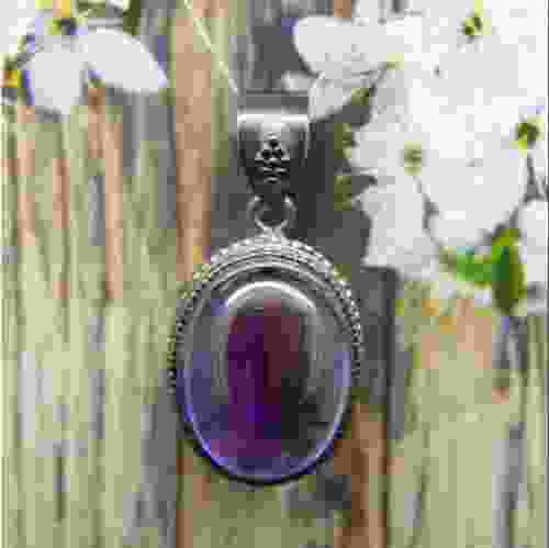 Amethyst Sterling Silver Pendant