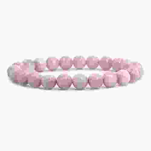 Natural Pink Kunzite Beads Bracelet