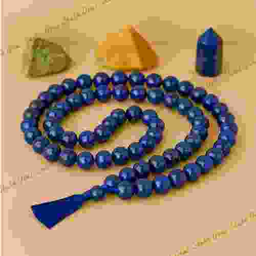 Natural Lapis Lazuli 108 Beads Japa Mala Rosary