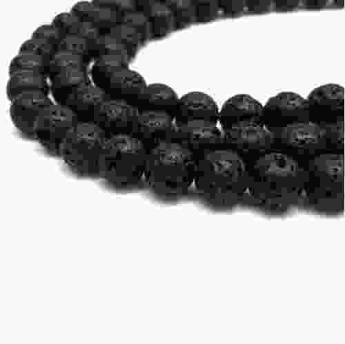 Natural Lava AAA Quality Gemstone Beads String