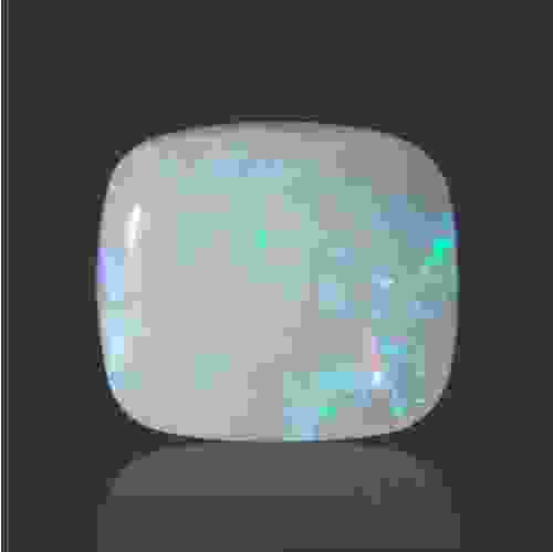 White Opal With Fire - 10.86 Carat (12.25 Ratti)