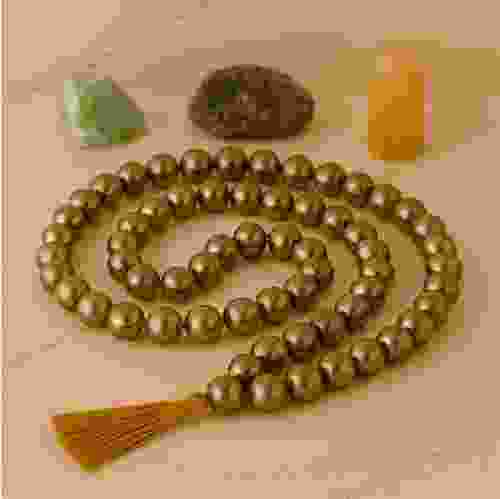 Pyrite Beads Mala