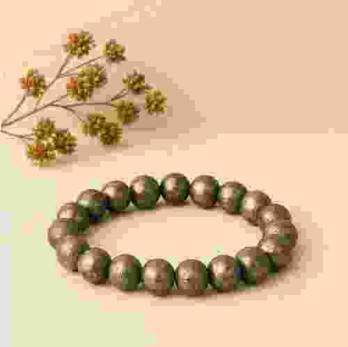 Shubh Gems Pyrite Gemstone Bracelet