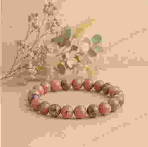 Rhodonite Beads Bracelet